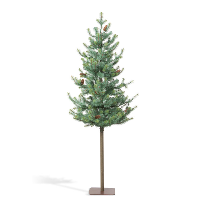 Lighted Artificial Christmas Tree, 7' H