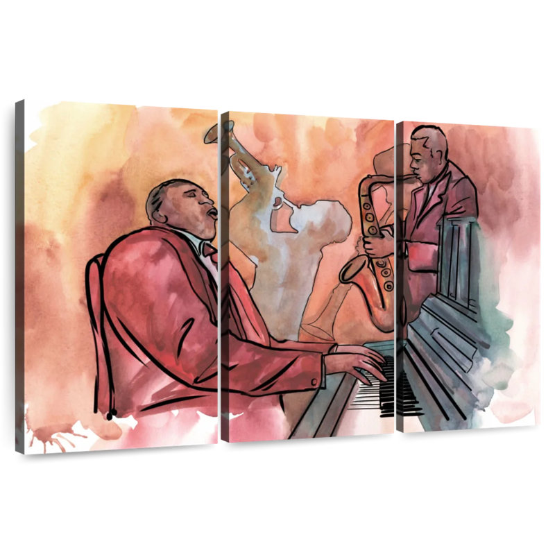 Abarca Jazz Music Trio, H 24 po x l 38 po
