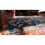 Hand Knotted Wool Area Rug in Blue