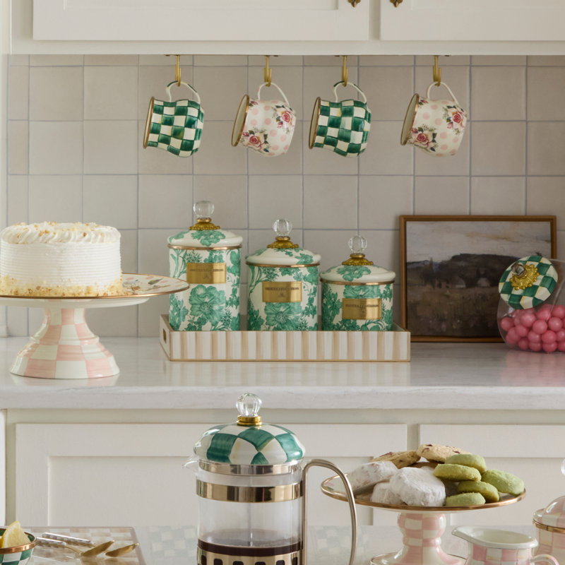 Emerald English Garden Canister