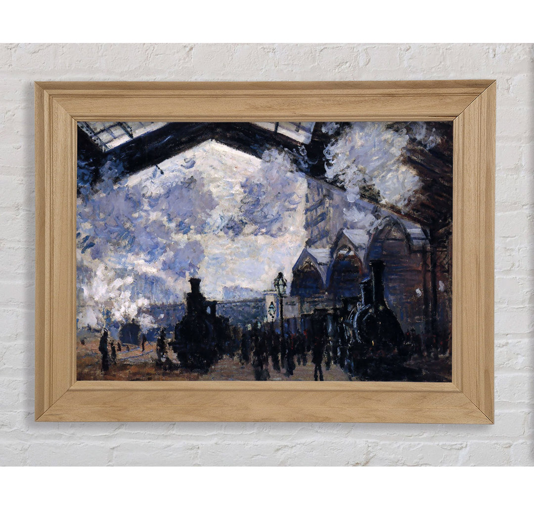 Monet Der Gare St Lazare - Einzelner Bilderrahmen Kunstdrucke