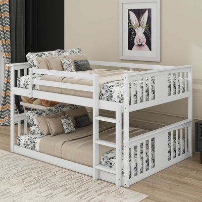 Full Over Full Bunk Bed With Ladder