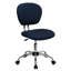 Chaise de bureau pivotante rembourrée à dossier moyen en maillage Wayfair Basics®-151915382-151915372