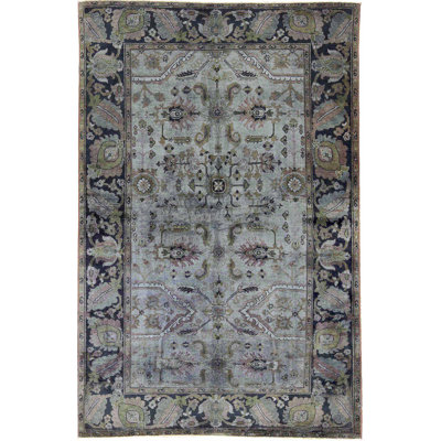 Overdyed One-of-a-Kind 6' X 9' Wool Area Rug in