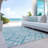 Loreen Indoor/Outdoor Area Rug with Non-Slip Backing-607164992