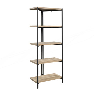 Sturdy Industrial Bookcase with Thick Shelves