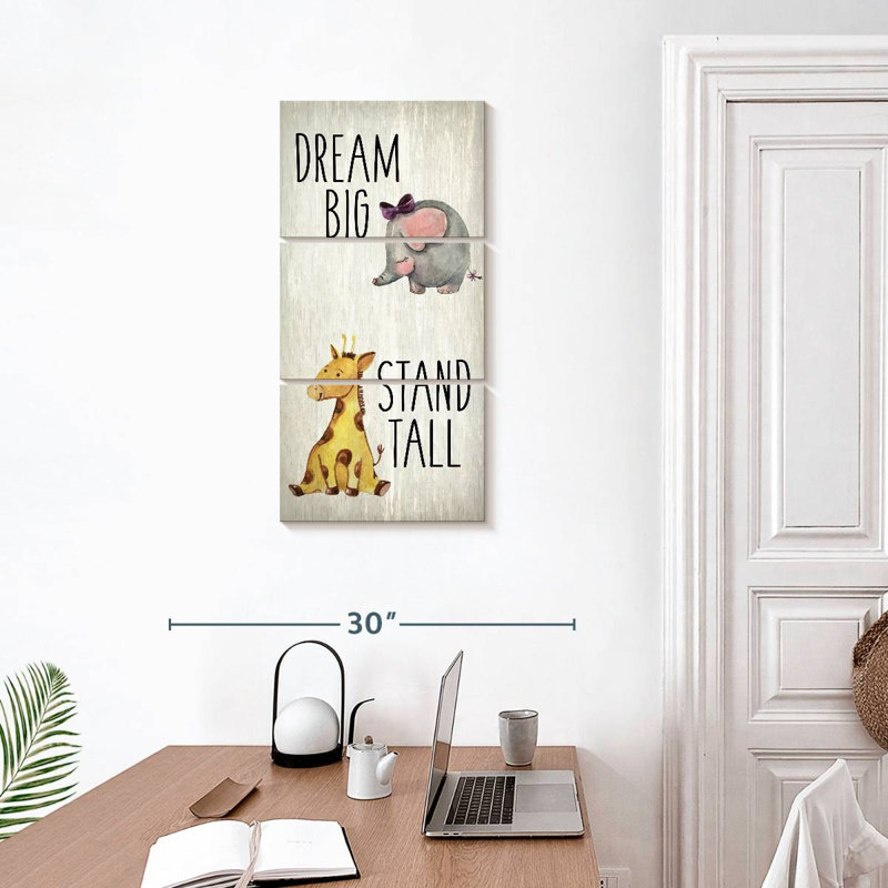 «Dream Big I», H 32 po x l 15 po