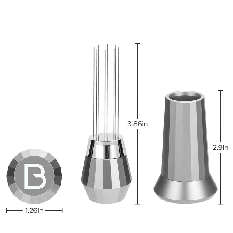 Outil de distribution pour machine à café espresso, outil de distribution d'aiguilles espresso de Casabrew WDT