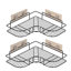 Temple Cloud Adhesive Shower Caddy-1104502159