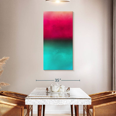 Pink Aqua Ombre