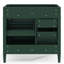 Meuble-lavabo moderne en bois massif + 36 po avec 2 tiroirs et tiroir escamotable, meuble-lavabo attrayant d'apparence 36 po, armoire pratique et sophistiquée-803122028-803122031