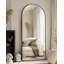 Miroir surdimensionné arqué en métal surdimensionné-570231710-570093162