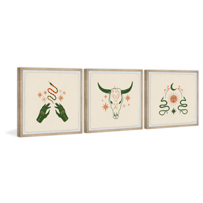 " Wild Thoughts " by Marmont Hill 3 - Pieces