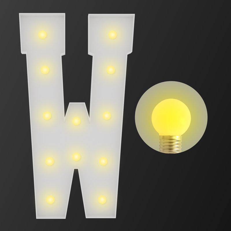 Enseigne lumineuse DEL sans adhésif avec fixation autoagrippante - Décoration murale réutilisable pour la maison, le mariage, les affaires, pas de ruban adhésif, ni de colle