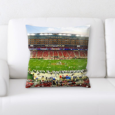 Microsuede Reversible Throw Pillow