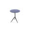 Glacier 18" Accent Table with Lava Marble