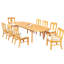 Osborne Outdoor 11 - Piece Teak Dining Set-1015881872-946143272