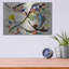 «Ivy Bronx» «Blue Segment» par Wassily Kandinsky, art mural en métal-1964251593