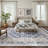 Malaika Machine-Washable Non-Slip Medallion Area Rug-2138617559-2120214769