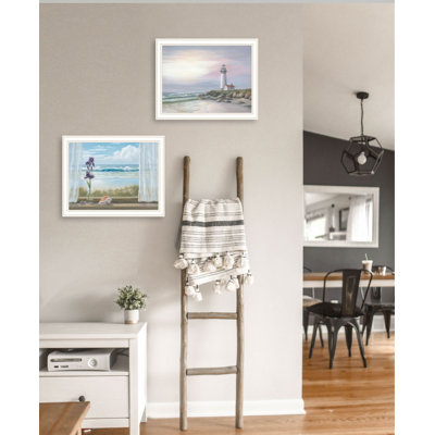 «Breakwater Bay», art mural encadré pour le salon, impression d'art mural pour la maison, art mural de chambre à coucher par Georgia Janisse