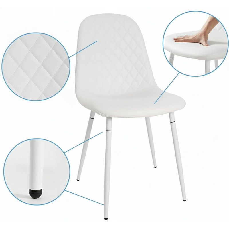 4 - Person Dining Set, Cream