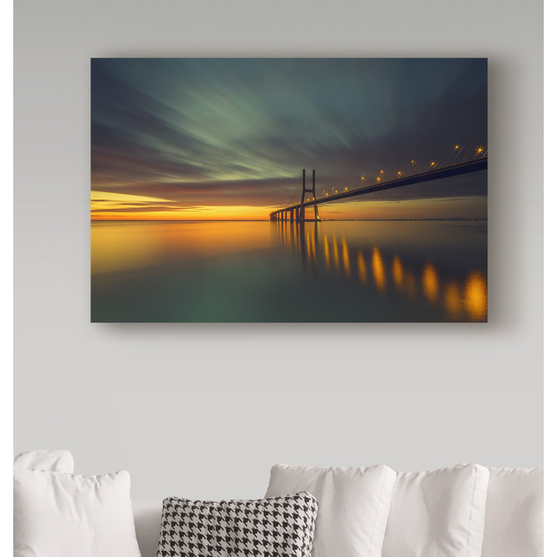 « matinée lights », reproduction de photo sur toile tendue, H 16 po x l 24 po x P 2 po