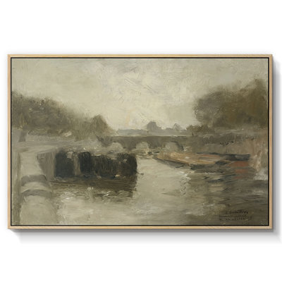 The Bridge (Le pont), 1895-Henri Matisse-Framed Gallery Wrapped Canvas