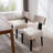 Mid Century Upholstered Dining Chairs Side Chairs Farmhouse Dining Chair with Wood Legs-1958187497