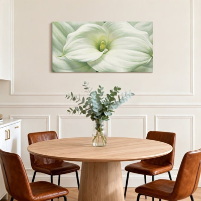 Plants & Flowers White Calla Lily Floral Pattern Print