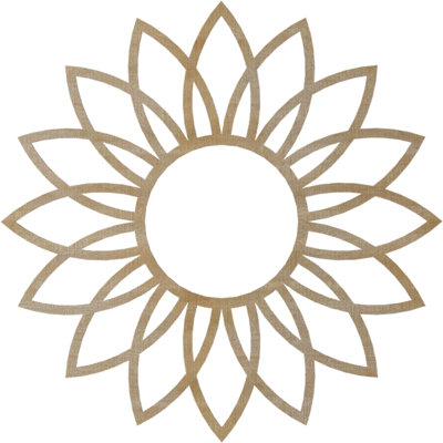 Médaillon de plafond en bois Daisy
