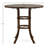 Slat Top 42" Round Bar Table, Java
