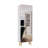 Accent Shoe Cabinet with Full-length Mirror for Narrow Entryway