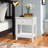 Atila End Table, 2-Tier Side Table With Drawer And Storage Shelf, Modern Beside Table For Bedroom, Living Room-1725310646