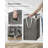 Laundry Hamper With Lid(Dove Gray)-891733365