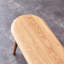 Banc de hall d'entrée en bois de chêne - demi-rond, construction, utilisation pratique