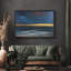 «Coastal Beach» IDÉE4WALL, reproduction d'art sur toile encadrée bleu marine, plage abstraite, impression sur toile-91481717-91481715