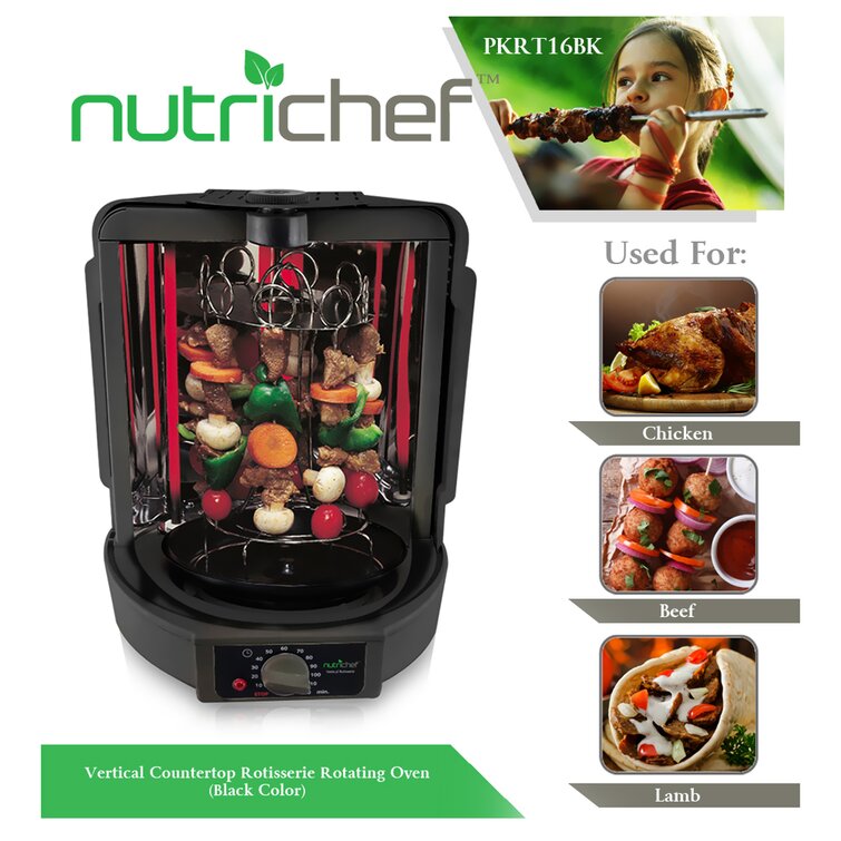 Vertical Rotisserie Rotating Oven — NutriChef Kitchen