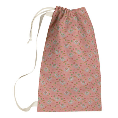 Kitterman Fabric Laundry Bag with Handles