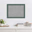 Tableau magnétique encadré gris sarcelle recyclé-101932496