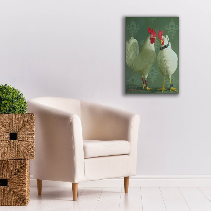 «Epic Graffiti» «The Gentlemen» par Heather Gauthier, art mural sur toile, 18 po x 26 po