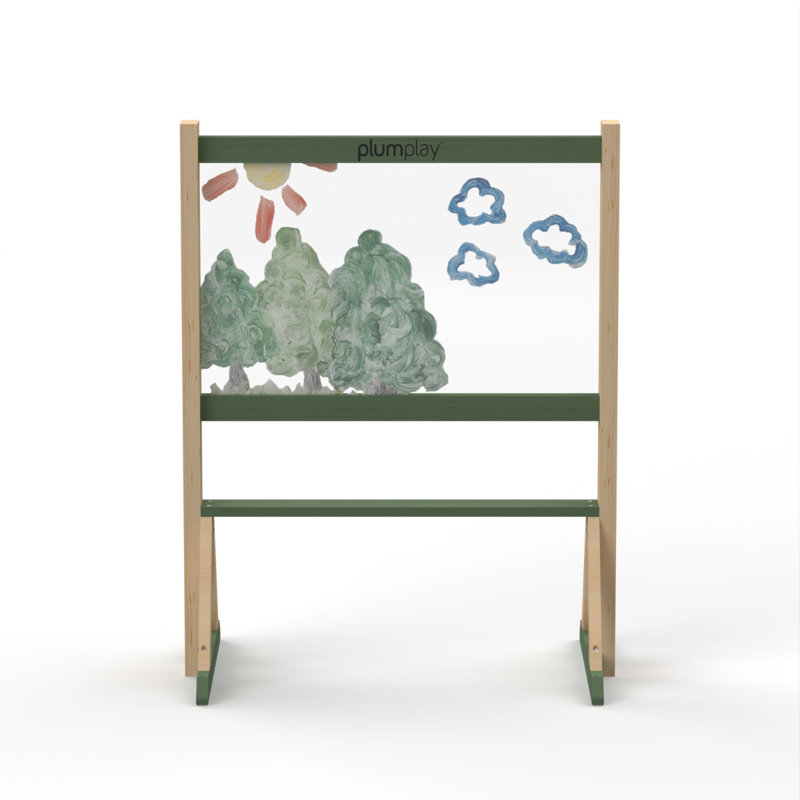 Chevalet d'extérieur Plum® - Naturel (dimensionnel)