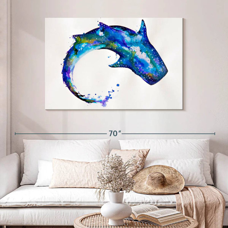 Brampt Celestial Shark, 32" H x 48" W