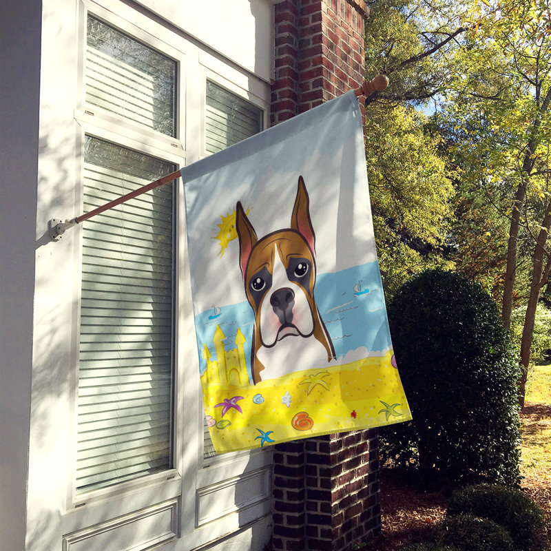 Drapeau de maison 40 po x 28 po Batchelder, Boxer