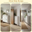 100cm Wooden Freestanding Shoe Storage Cabinet for Narrow Hallways - 24 Pair Capacity