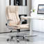 Fauteuil de direction avec accoudoirs rabattables rembourrés, chaise de bureau en microfibre à haut dossier, fauteuil d'ordinateur pivotant à hauteur réglable et fonction d'inclinaison-1790733889