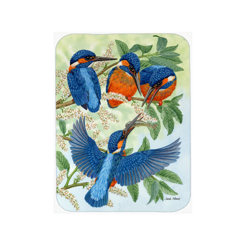 Planche à découper en verre famille caroline Kingfisher