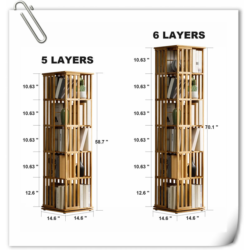 Geno Unfinished Book Cabinet Bookcase