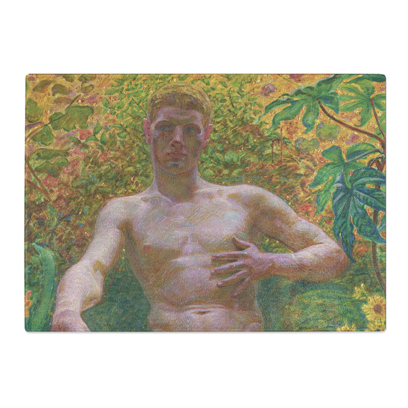 Adam in Paradise by Kristian Zahrtmann Chopping Board, 0.4cm H x 20cm W x 29cm L