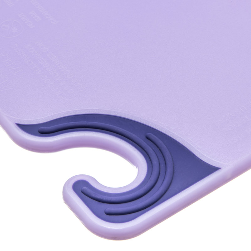 Planche à découper Saf-T-Grip, L 15 po x L 20 po, Violet