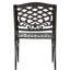 2 fauteuils, conception classique et pieds, structure en aluminium rouille, aspect élégant, l 26,31 po x P 21,82 po, H 35,39 po, chaise à assembler (2 pièces), motif floral à volutes complexes, fabrication spacieuse-121264436